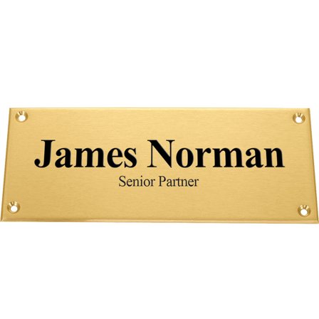 Brass sign berlin - Made to order - Gold - 170x70mm - Signomatic.com.au