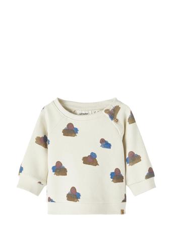 Nbmnolan Ls Loose Sweat Lil Lil'Atelier Cream