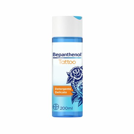 Bepanthenol Tattoo Detergente Delicato per Tatuaggi con Pantenolo