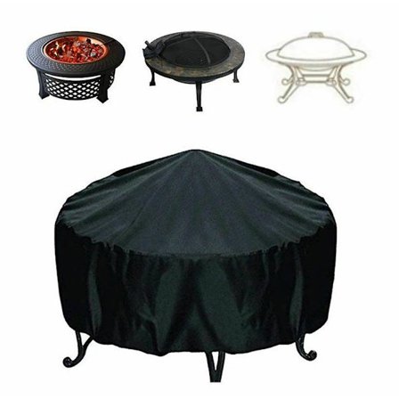 Bbq Grill Cover, Rund Grillöverdrag Tunga Vattentäta Rököverdrag Kupol Gas Utomhus Grillöverdrag, 120x75cm