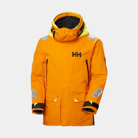 Chaqueta de navegación Helly Hansen Skagen Offshore, Ignite Orange, hombre, Medium