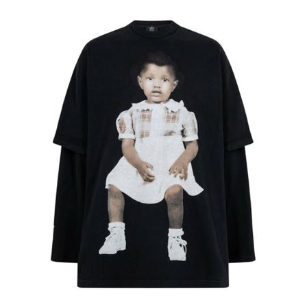 Yeezy, T-Shirts Zwart, Heren, Maat:M