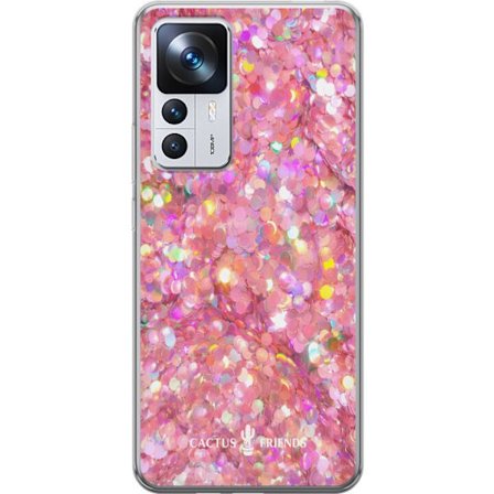 Yhteensopiva Puhelinkuori Xiaomi Xiaomi 12T Pro Cactus and Friends – PinkGlitter