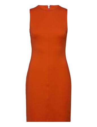 Technical Knit Mini Tank Dress Red Calvin Klein