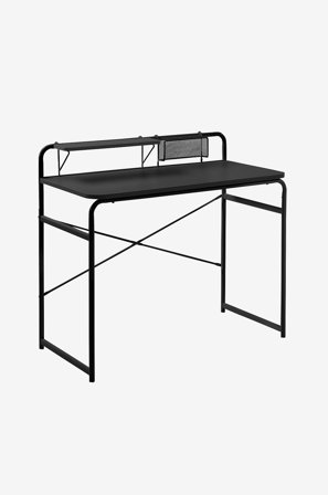 Kave Home - Skrivbord Foreman 98 x 46 cm - Svart - Barnbord - Från Homeroom