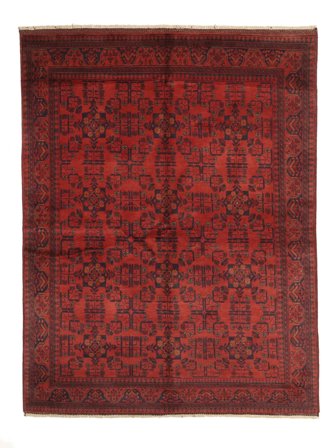 173X235 Tapete Oriental Afegão Khal Mohammadi Vermelho Escuro/Preto (Lã, Afeganistão)