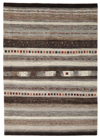 Hand Knotted Persian Loribaft Fine Persia Rug 245X344 Brown/Black