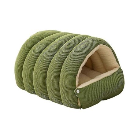 Lukket Kattehule Varmt Kæledyrshus Ultimativ Varme Komfort Med Plys Fortykning Fredfyldt Soveværelse Seng