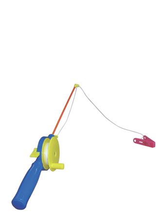 Happy Summer Crab Fishing Rod Toys Outdoor Toys Outdoor Games Multi/patterned Happy Summer