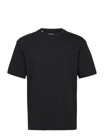 Slhloosegilman220 Ss O-Neck Tee S T-shirt Sort Selected Homme