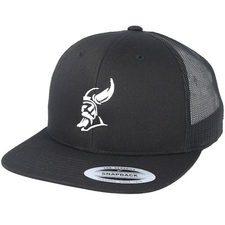 Vikings - Black trucker Czapka Z Daszkiem - Silhouette Black Trucker @ Hatstore