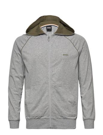 Mix&Match Jacket H Hoodie Grå BOSS