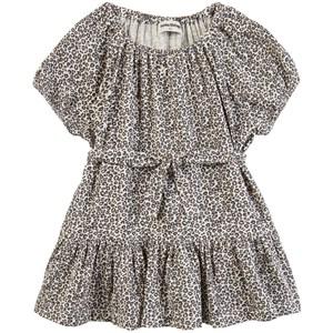 Tocoto Vintage Brown Leopard Dress 10 Years - Dresses - 10 years - Brown - Mädchen