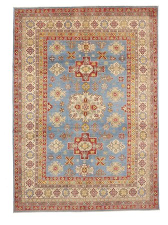 Noué À La Main Kazak Fine Tapis 249X350 De Laine Grand