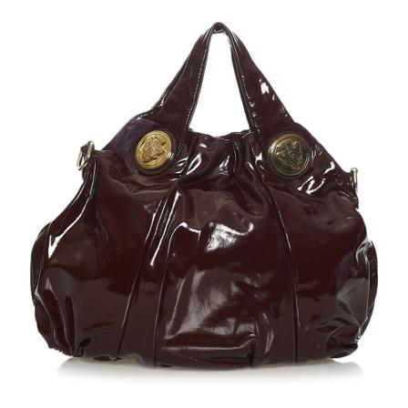 Gucci Vintage, Pre-owned Hysteria Patent Leather Tote Bag Rood, Dames, Maat:ONE Size