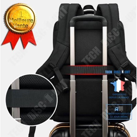 Rygsæk til bærbar computer - KING - 17.3 inches - Stødabsorberende - Nylon - Sort