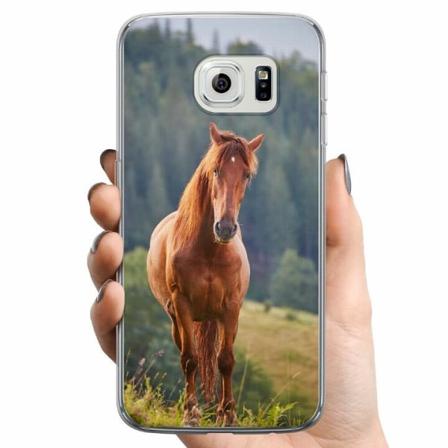 Samsung Galaxy S6 Edge Tpu Mobilskal Hästar