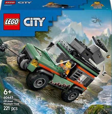 Lego City Firhjulstrukket Bjerg Offroader 60447, Børn & Forældre, Motorik & Bevægelse, Klodser Og Stabletårne