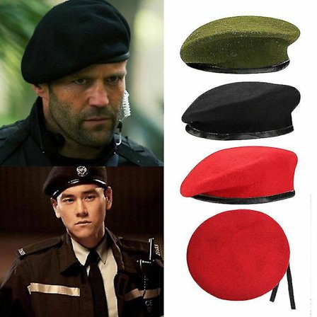 Unisex Militär Arméhatt Herrar Fransk Stil Uniform Casual Stree Beret Cap