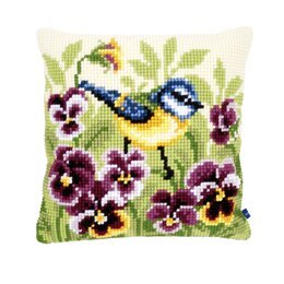 Broderikit Kudde Fågelsång