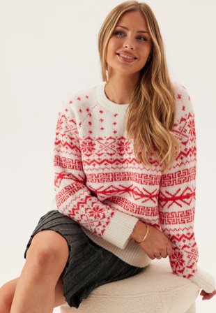 ONLY-Onlxmas Nordic Ls O-neck Knt-XL