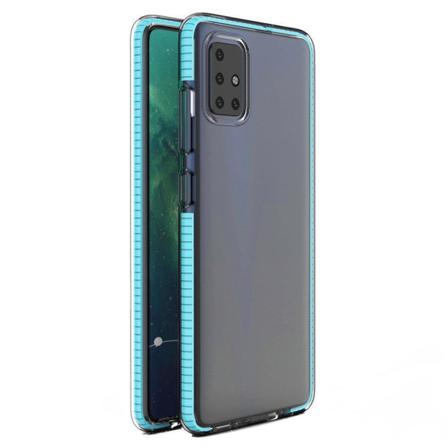 Xiaomi Redmi Note 9 Pro Transparent Skal - Bumper Ljusblå Blå