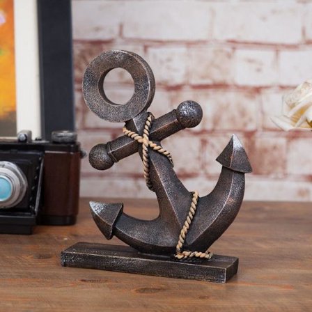 Nautisk innredning, anker modell statue ornament for hjem hage bar