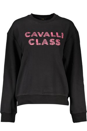 Cavalli Class Felpa Senza Zip Donna Nero