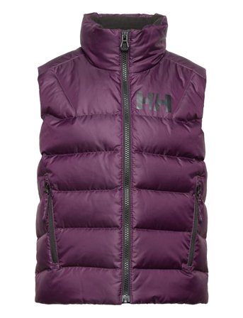 Jr Isfjord Down Vest Purple Helly Hansen
