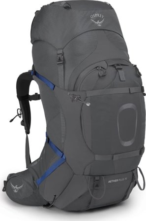 Osprey Men's Aether Plus 70 Men hiking backpacks Grey L/XL