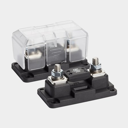 Portafusibili TBS Electronics DCM Mega Fuseholder, per 1 fusibile a lama, M8, 60 V, 300 A