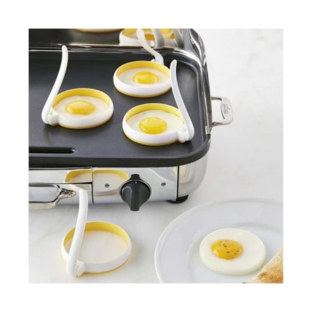 2 stk./sæt Praktisk Æggering Sikker Kreativ Omelet Stegering