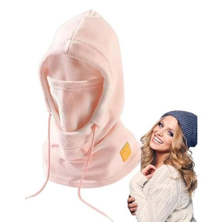 Skimaske, blød og varm polar fleece hovedbeklædning, åndbar cykelhætte til skiløb, bjergbestigning, motorcykelkørsel