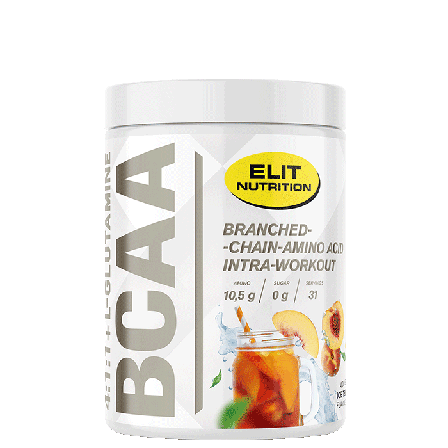 ELIT BCAA 4:1:1 + L-glutamine, 400 g, Ice tea