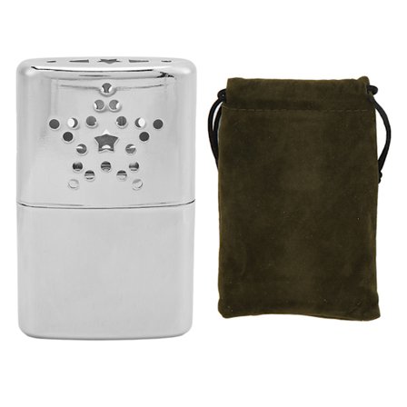 Bærbar Mini Drivstoff Håndvarmer Lomme Sikker Pålitelig Praktisk Håndvarmere Hodet for Utendørs Kontor Femtagget Stjerne Håndvarmer