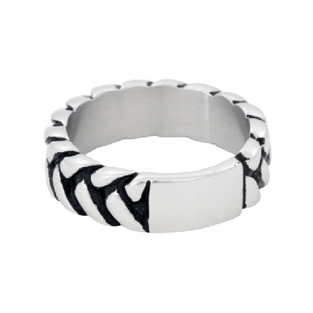 by BILLGREN Clint Ring Steel Accessoarer Herr Silver 20 mm