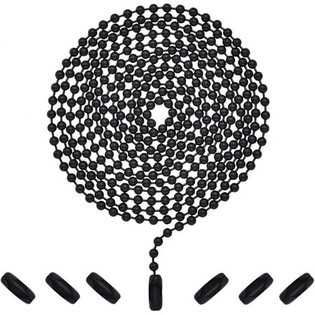 Forlængerkæde til loftvifter og lamper, 150 cm lang med 6 matchende konnektorer (orb)