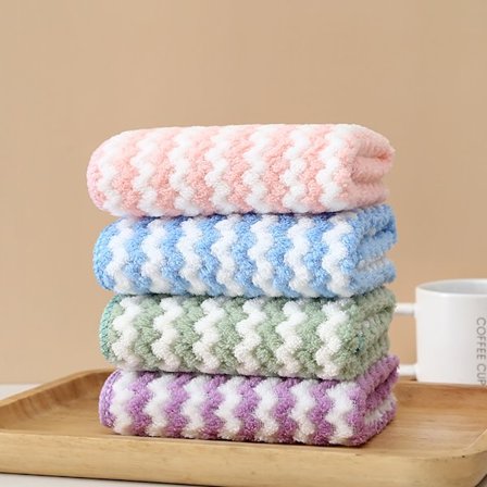 Set med 4 små handdukar, kökshanddukar, kökshandduk, maskin