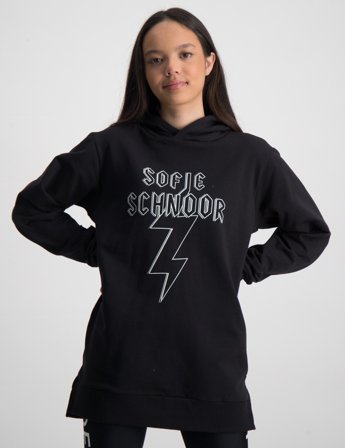 Sofie Schnoor Hoodie Sort Hoodies/Hættetrøjer Pige - Kids Brand Store