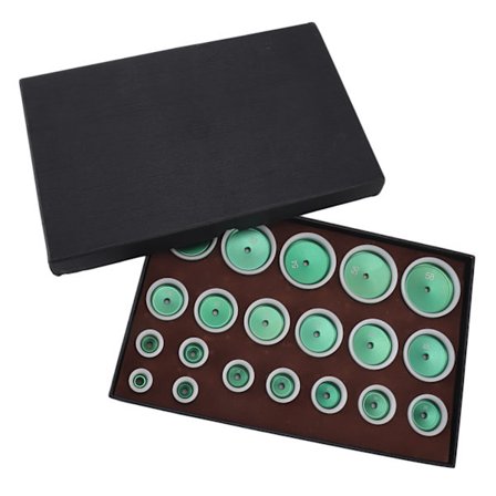 20 stk. ur-presse sæt 20 til 58mm robust ur-presse sæt bagkasse presse sæt til ur reparation