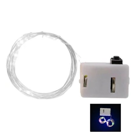 Fairy lyslenke batteridrevet LED kobbertrådlys med 3 moduser for kakebukettboks fargerik dekor