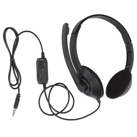 Trådbundet Gaming Headset Stereo Brusreducering Over Ear Hörlurar med Mikrofon för Xbox One PC Telefon