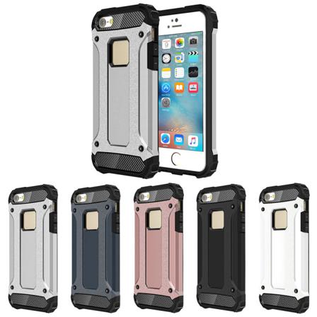 Iphone 5/5s/se - Skal / Mobilskal Tough - Flera Färger Svart