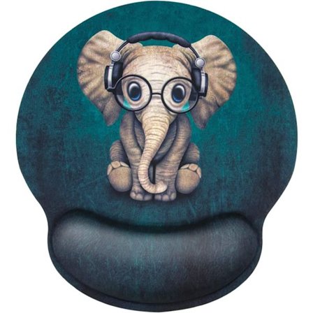 Ergonomisk musmatta med gelhandledsstöd - 10x9,05 tum - Smärtlindring