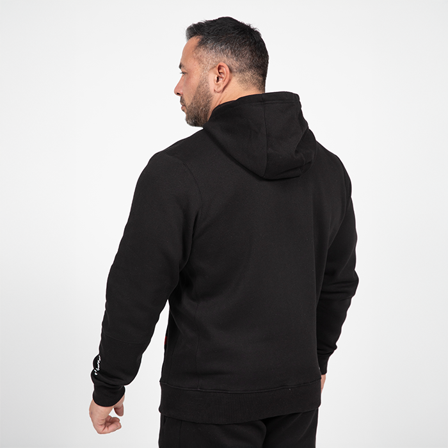 Hoodies Gorilla Wear Leon Zip Hættetrøje Sort - Bodyman.dk