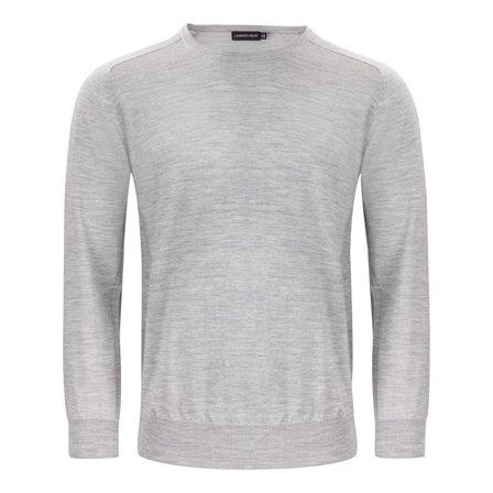 J. HARVEST & FROST Tröja merino J.HoF u-ring grå S - Lyreco - Yrkeskläder - Tröjor och Sweatshirts - Stickat