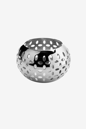 Robert Welch - Lysestage Sesame højde 6 cm - Sølvfarvet - Lysestager & lanterner - Fra Homeroom