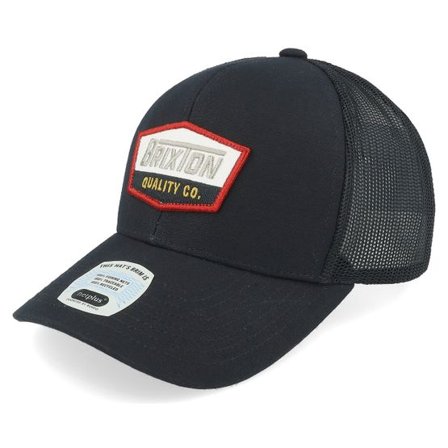 Brixton - Svart trucker Keps - Regal Netplus Hat Black/Black Trucker @ Hatstore