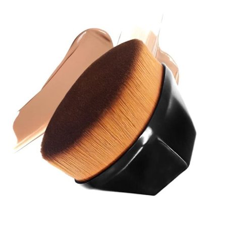 Foundation Brush Make Up Brush No Trace Design Blush Brush til flydende, isolerende væske, concealer Premium med opbevaringsboks