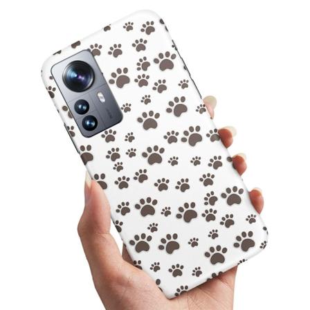 Xiaomi 12 Pro - Skal/Mobilskal Paw Pattern multifärg